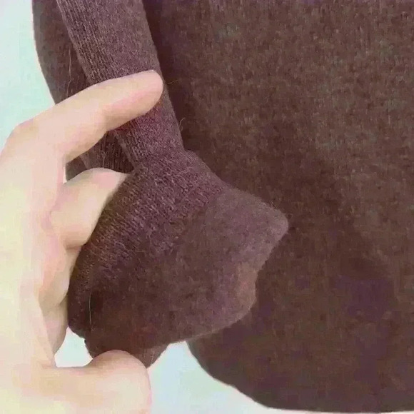 Small Beverly Hills Polo Club 100% Polyester Heather Red Long Sleeve Sweater - Picture 9 of 13